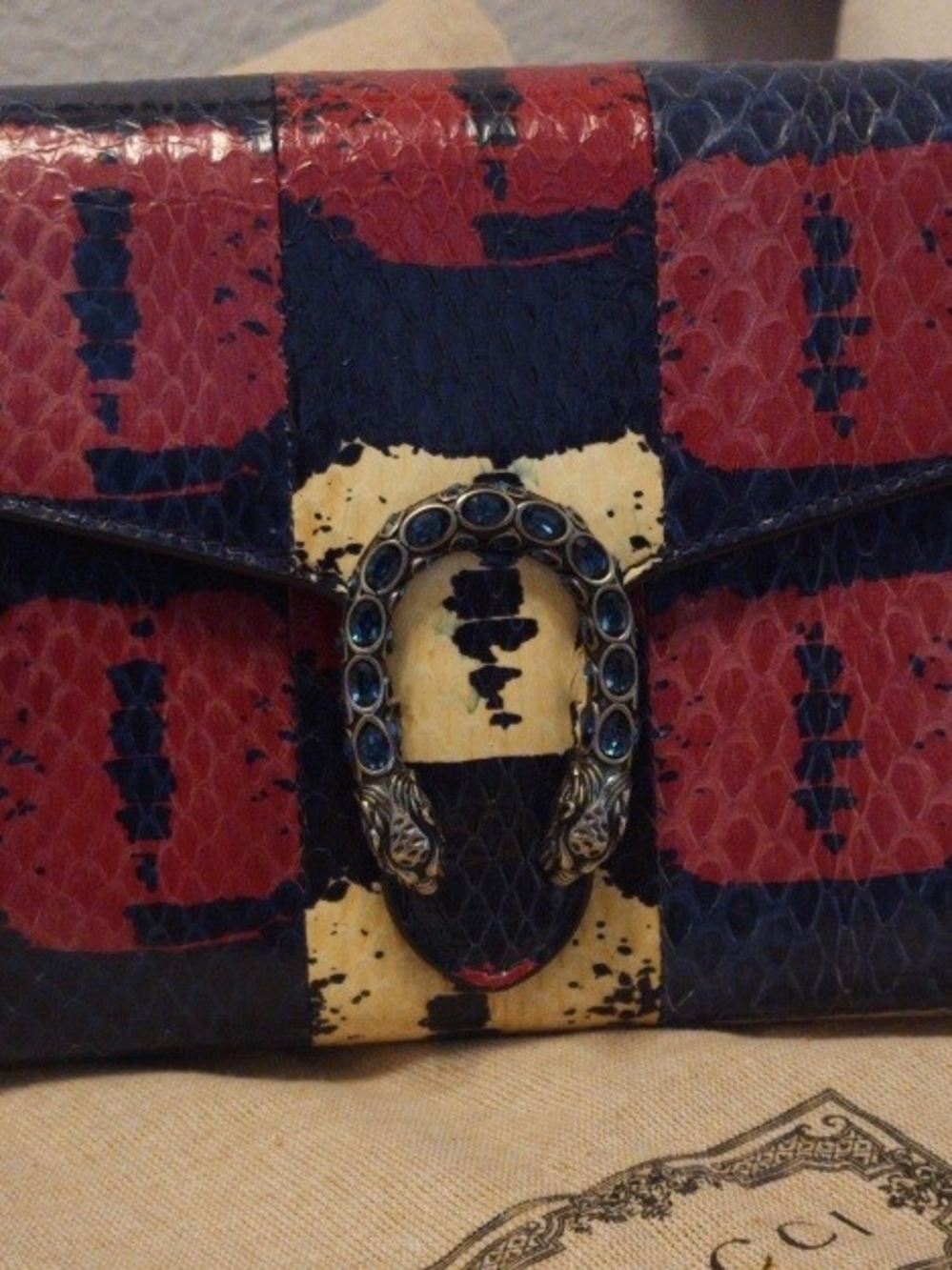 Gucci Phython Shoulder Bag